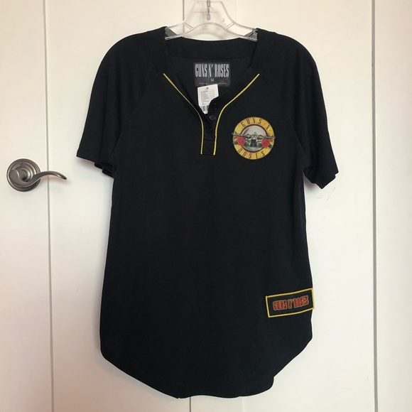 guns n roses baseball jersey